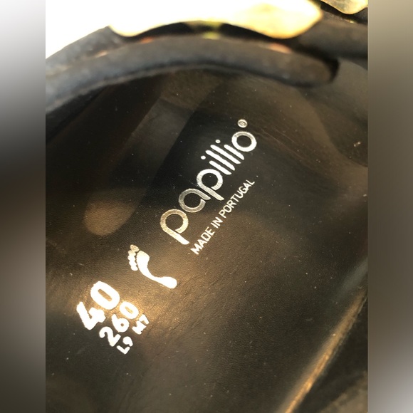 BIRKENSTOCK PAPILLIO Arizona Multi Yellow Textile Sandals 40 / 9 Narrow NEW - Picture 8 of 9